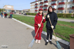 В селе Миасском сегодня дан старт массовому субботнику